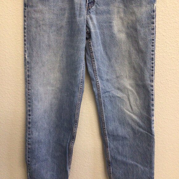 VTG Levi's 550 Jeans Mens 34 X 29.5 Blue Relaxed Fit Straight Leg Y2K DISTRESS - Picture 4 of 10